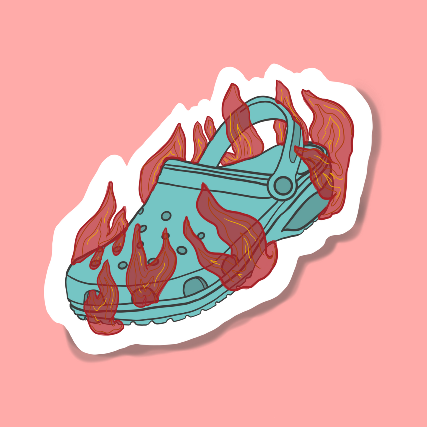 Death2crocs Stickers
