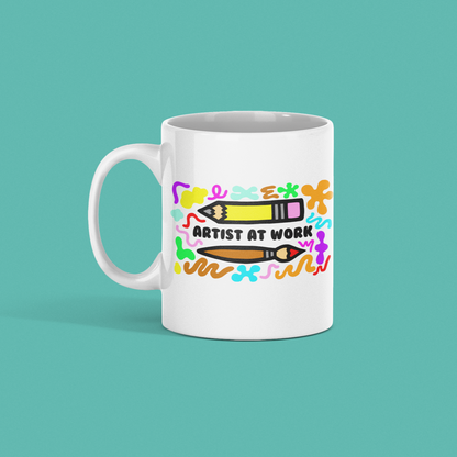 Artist at Work Mug