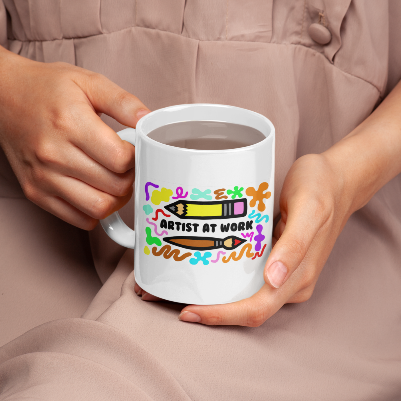 Artist at Work Mug