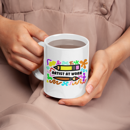 Artist at Work Mug