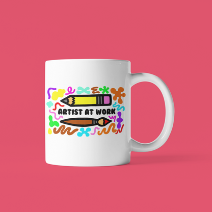 Artist at Work Mug